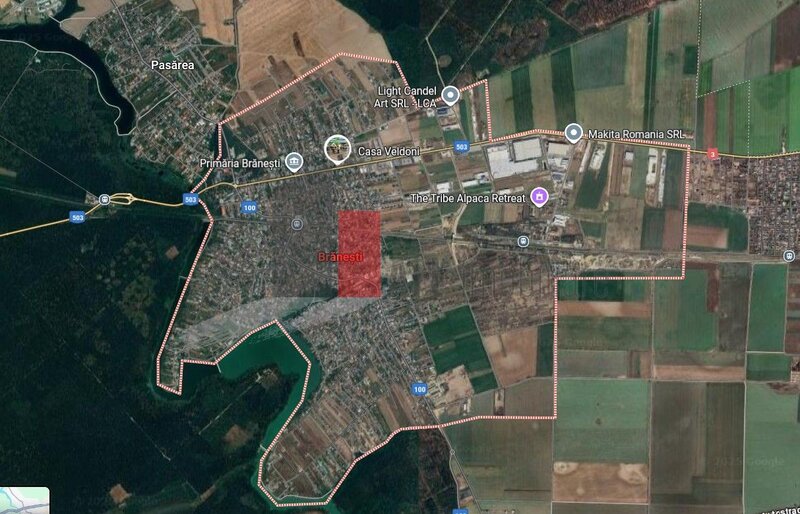 Teren intravilan de 802 mp langa padure.